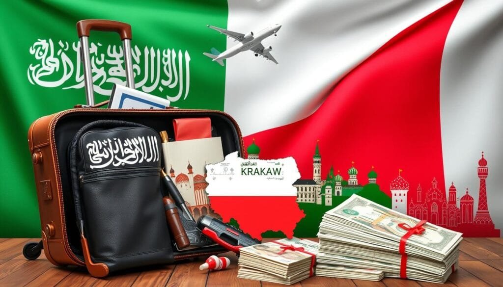 تكلفة السفر الى بولندا